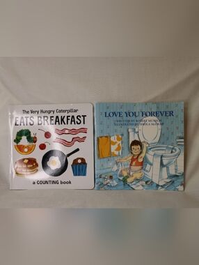 The Very Hungry Caterpillar Eats Breakfast/ Love You Forever Book Bundle